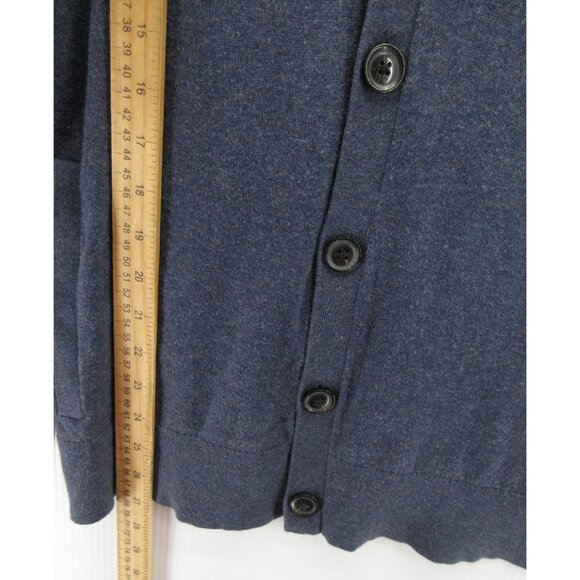John Varvatos Sweater Medium Cardigan Button Up Ribbed Knit Classic - Picture 6 of 11